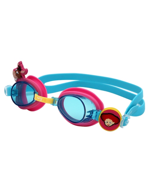 Goggles de puente fijo para natación de niña 1
