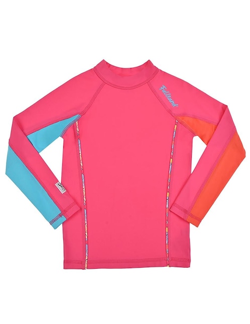 Wetshirt Fullsand estampado bloques de color para niña