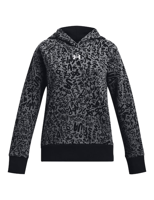 Sudadera Under Armour con capucha y bolsa para niña
