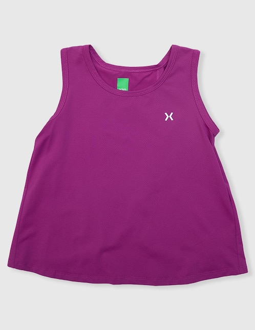 Tank top para entrenamiento X10 de niña