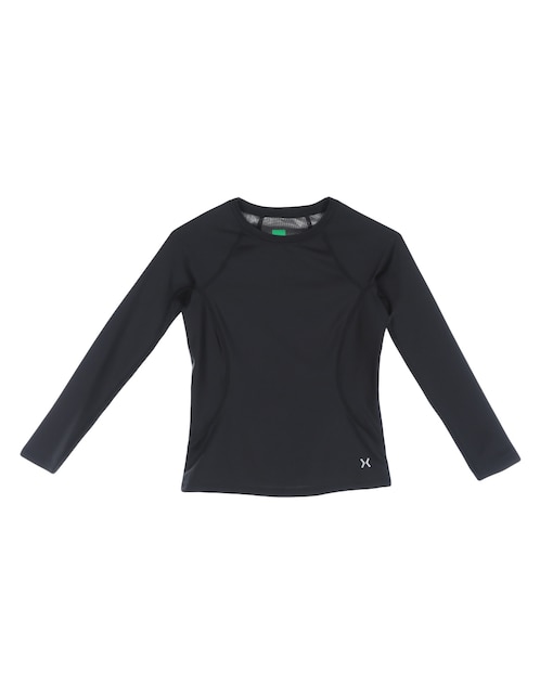 Playera deportiva para entrenamiento de niña
