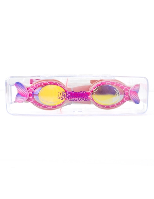 Goggles de puente intercambiable Mermaids 123 para natación de niña
