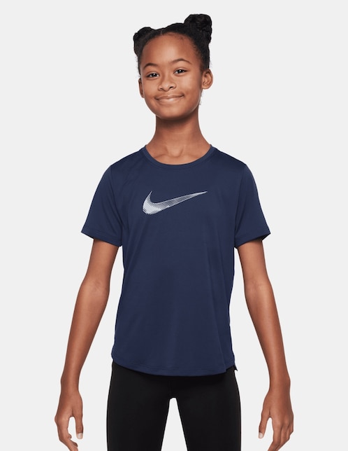 Playera deportiva para entrenamiento Nike G NP DF ONE SS TOP SPORT VNR HQ9311 de niña