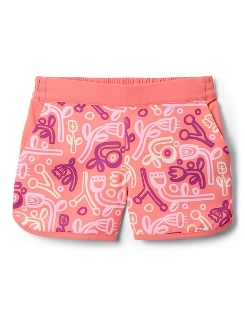 Short con bolsillos Columbia para senderismo niña