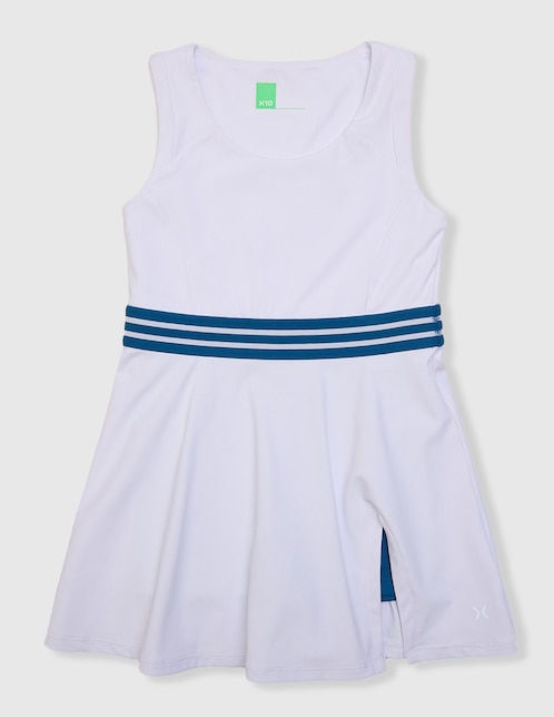 Vestido X10 corto tennis para niña