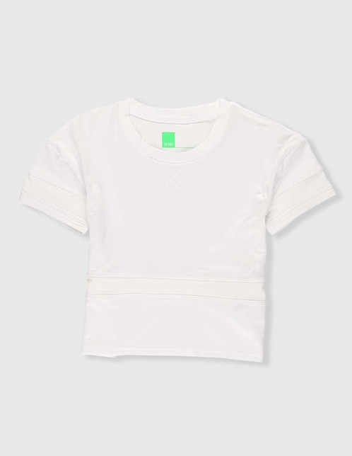 Playera deportiva para entrenamiento X10 de niña