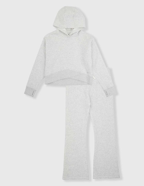 Conjunto deportivo regular X10 con jareta para niña