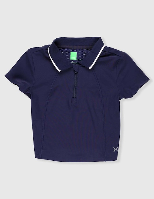 Playera tipo polo para niña 1