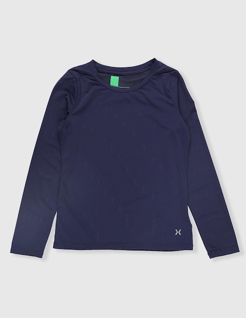 Playera deportiva para entrenamiento X10 de niña