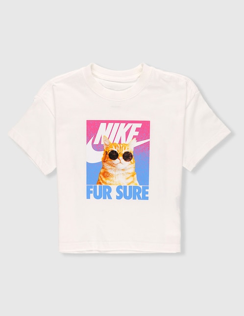 Playera deportiva casual Nike de niña