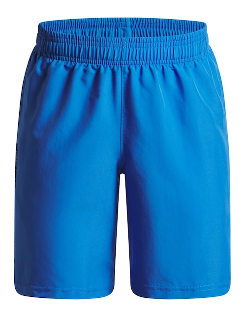 Short con bolsillos Under Armour Ua Tech Woven Wordmark Short para entrenamiento niña