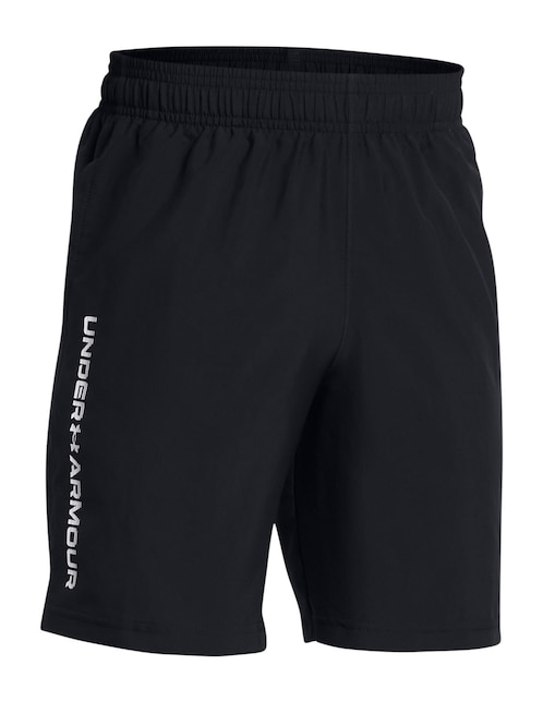 Short con bolsillos Under Armour Ua Tech Woven Wordmark Short para entrenamiento niña