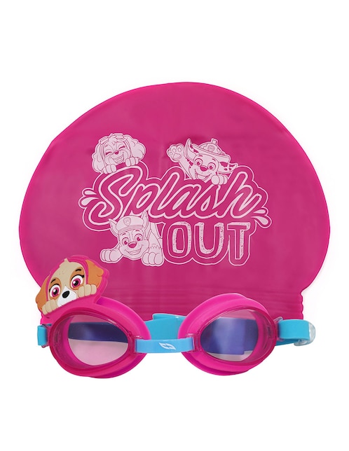Goggles de puente fijo para natación de niña 1
