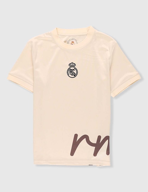 Playera deportiva para fútbol fútbol Real Madrid para niña