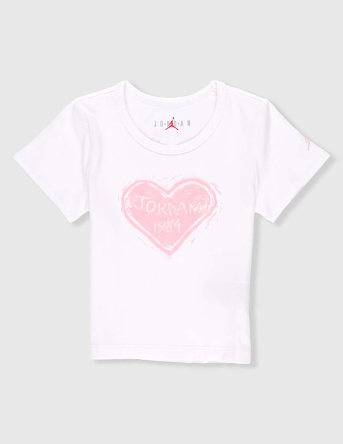 Playera deportiva para entrenamiento Jordan de niña