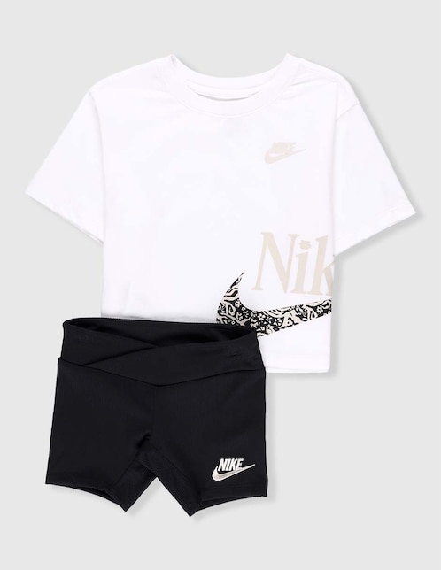Conjunto deportivo regular Nike con elástico para niña