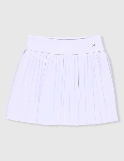 Falda short deportiva X10 para entrenamiento niña