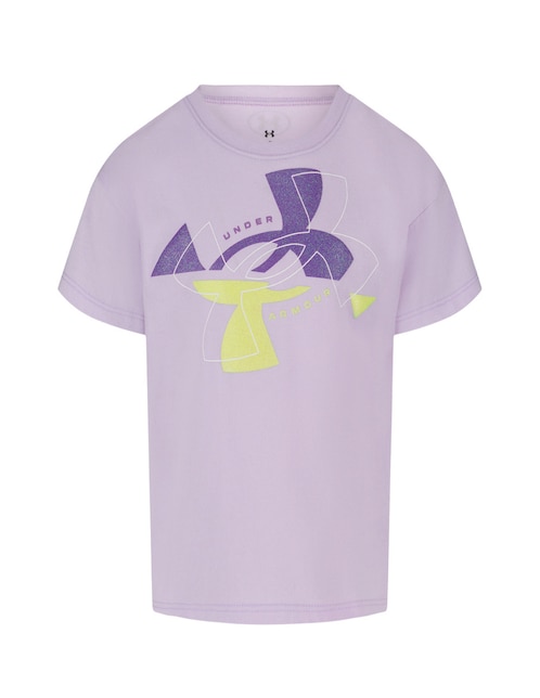 Playera deportiva para entrenamiento under armour de niña