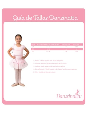 Falda deportiva Danzinatta para Ballet niña