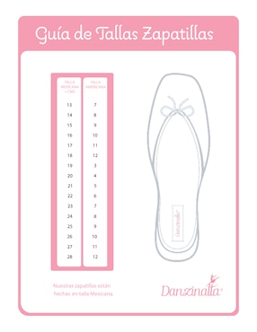 Zapatillas ballet Danzinatta para niña