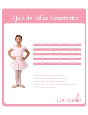 Leotardo infantil Danzinatta
