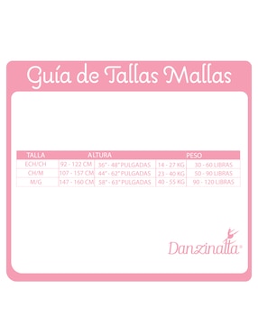 Malla Danzinatta para niña
