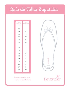 Zapatilla de ballet Danzinatta para niña