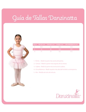 Leotardo infantil Danzinatta