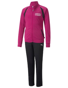 Conjunto deportivo regular Puma con elástico para niña