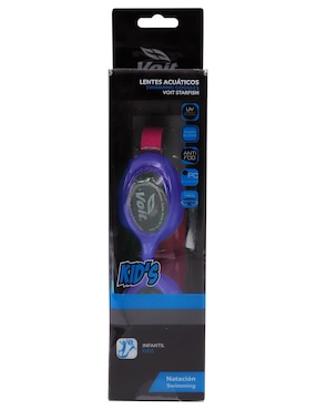 Goggles de puente fijo Voit para natación de niña