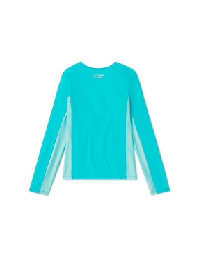 Wetshirt Speedo estampado bloques de color para niña