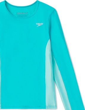 Wetshirt Speedo estampado bloques de color para niña