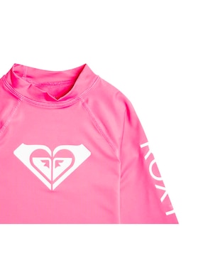 Wetshirt Roxy estampado logo para niña