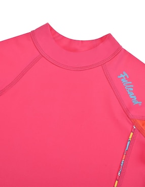 Wetshirt Fullsand estampado bloques de color para niña