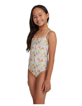 Traje De Baño Completo Deportivo Roxy Para Niña