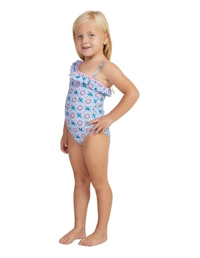 Traje de baño completo deportivo Roxy para niña