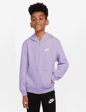 Sudadera Nike Con Capucha Y Bolsa Para Niña