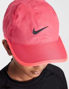 Gorra con visera curva velcro para entrenamiento Nike infantil