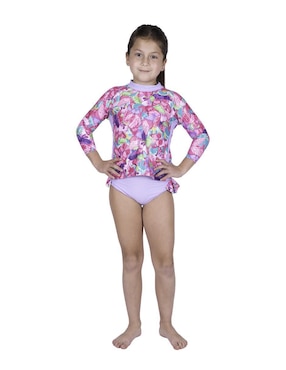 Wetsuit Mermaids 123 Estampado Animal Print Para Niña