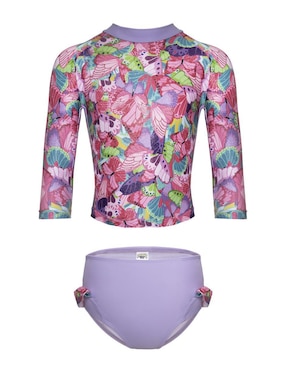 Wetsuit Mermaids 123 estampado animal print para niña