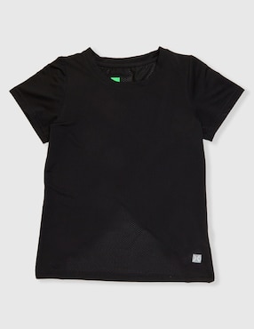 Playera deportiva para entrenamiento X10 de niña
