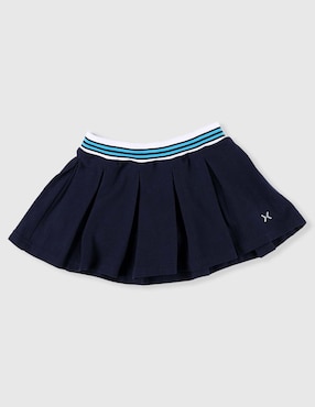 Falda short deportiva X10 para entrenamiento niños grandes