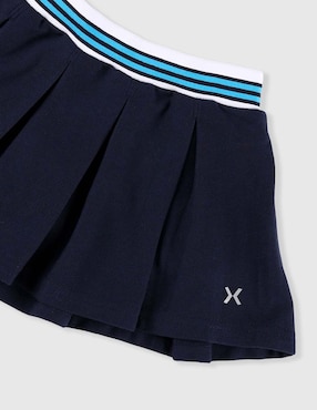 Falda short deportiva X10 para entrenamiento niños grandes
