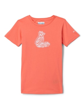 Playera deportiva para senderismo Columbia de niña