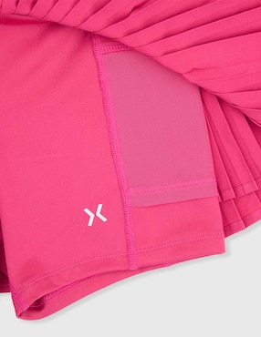 Falda short deportiva X10 para tennis niña