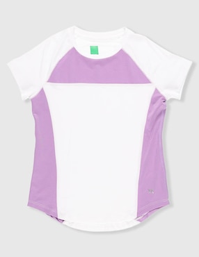 Playera deportiva para entrenamiento X10 para niña