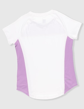 Playera deportiva para entrenamiento X10 para niña