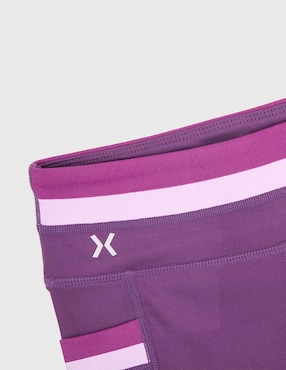 Short con bolsillos X10 para entrenamiento niña