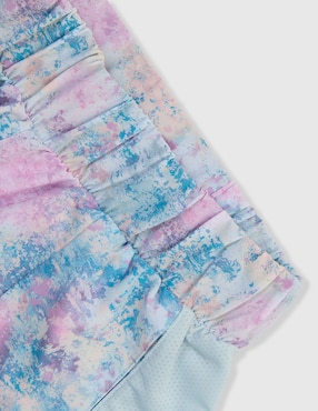 Short con malla X10 para entrenamiento niña