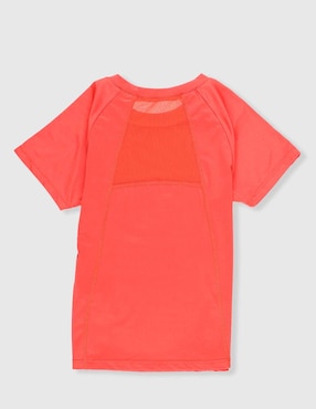 Playera deportiva para entrenamiento x10 para niña